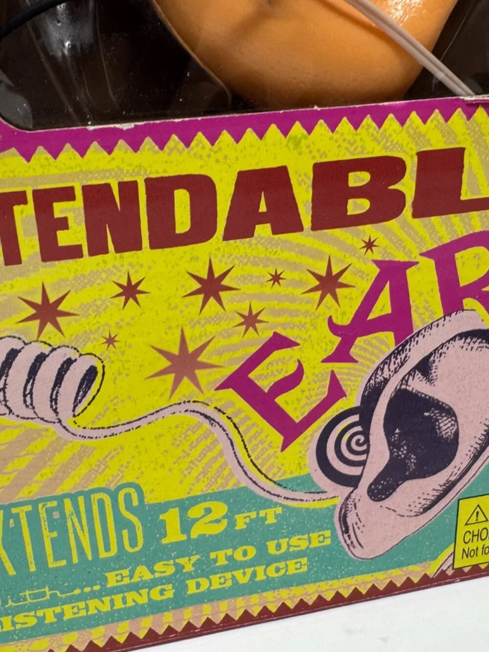 Vintage 2000 Harry Potter Extendable Ear Spy Toy Warner Bros NOS